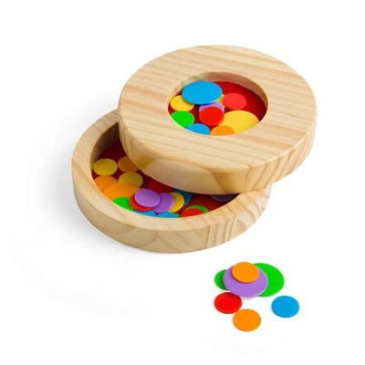 Bigjigs Toys, Tiddlywinks Game Wooden Toys, Board Games For Families - Image 1 of 4