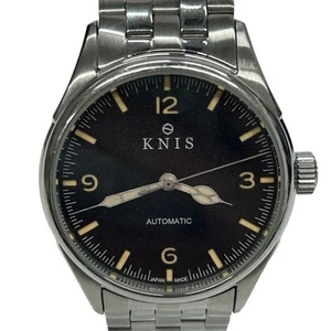 Knis Varnish Retro Modern Super Luminova Kn002-Bk Men'S Watch Automatic Black Di - Picture 1 of 10