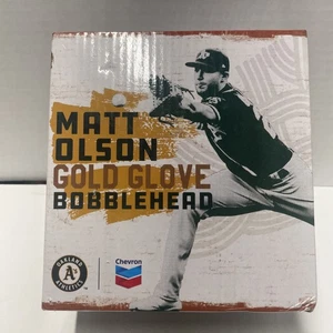Matt Olson Bobble Head 2019/guante dorado Stadium Give Away en caja Oakland A’s - Imagen 1 de 7