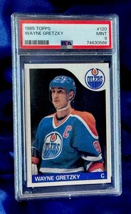 1985 TOPPS #120 WAYNE GRETZKY HOF PSA 9 MINT HAS MANY GEM MINT ATTRIBUTES BEAUTY - Picture 1 of 2