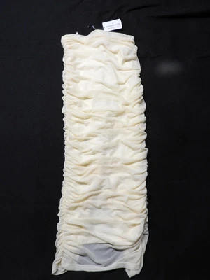 Windsor - Vestido - Vestido ceñido al cuerpo sin tirantes acanalado para mujer - Crema - XS - NUEVO CON ETIQUETAS Foto 1 de 3