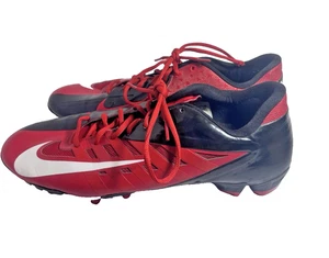 NIKE Mens  Size 14 VAPOR PRO Low TD black , red and white no box Football Cleats - Picture 1 of 17
