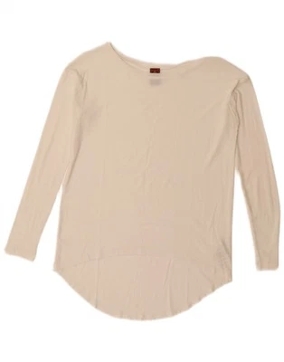 Camiseta de mujer DONDUP manga larga UK 6 XS algodón blanco CJ09 Foto 1 de 3