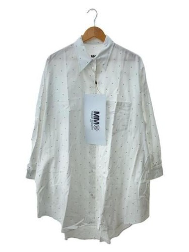 MAISON MARGIELA Abito Camicia MM6 2022SS 6 Stampa (Abito Camicia S Cotone WHT S62CT0198)