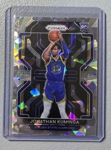 2021-22 Panini Prizm #307 Jonathan Kuminga Prizm Ice Warriors RC - Bild 1 von 2