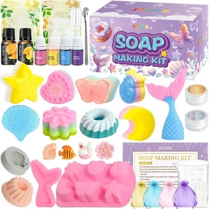 Kit per Fare Sapone per Bambini, Crea il Tuo Kit Sapone Kit per Fare Sapone Kit Scienza... - Foto 1 di 7