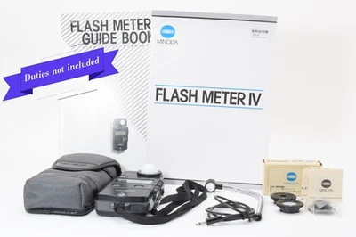 [Casi COMO NUEVO] Medidor de Flash Minolta IV Medidor de Luz con Estuche Manual de JAPÓN Foto 1 de 4