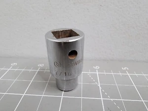 Cornwell Tools 7/16 Chrome Socket Shallow 12-Point 1/2" Drive Tool Number 3114 - Picture 1 of 12