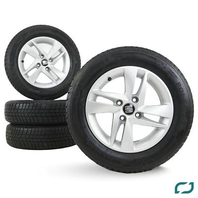 Original Seat Mii Winterräder Winterreifen 1SL601025 4x100 14Zoll 165/70 R14 81T - Bild 1 von 4