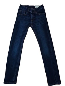 Polarn O Pyret Slim Stretch 5 Pocket Jeans Size 7-8 Yrs Color Mid Denim Blue - Picture 1 of 8