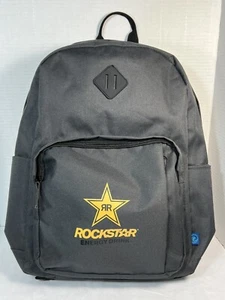 Rockstar Energy Drink Backpack Travel Bag Carry On Gym Multiple Pockets - Nice!! - Picture 1 of 20