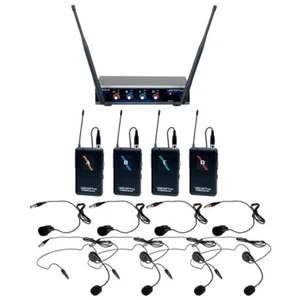 VOCOPRO DIGITAL-QUAD-B 4-Channel Wireless Hybrid Headset/Lapel Microphone System - Picture 1 of 6