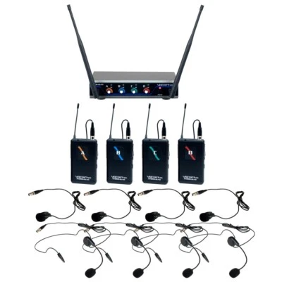 VOCOPRO DIGITAL-QUAD-B 4-Channel Wireless Hybrid Headset/Lapel Microphone System - Image 1 of 4