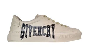 Givenchy Chaussures Homme Sneakers En Cuir New City BH005VH1CB Ivoire - Imagen 1 de 6