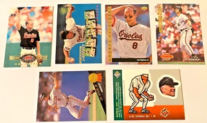 LOT OB158 ⚾ w/ (6) Baltimore Orioles stars MLB baseball cards All Cal Ripken Jr. - Picture 1 of 2