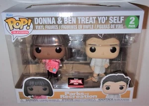 Funko POP Vinyl Parks and Recreation TREAT YO SELF DONNA & BEN Target Con 2022 - Picture 1 of 3