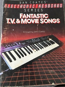 Dan Coates Fantastic TV & Movie Songs Electronic Keyboard Star Wars Dynasty MASH - Picture 1 of 2