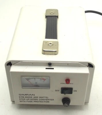 Simran SYM-800DE 800 Watts Step-Up/Down Voltage Regulator With Fuse Protection - Image 1 of 3