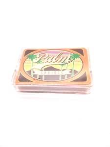 Palm Springs CA Deck of Playing Cards Sturdy Clear Case - Picture 1 of 2