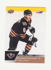 2022-23 Upper Deck CHL Grayden Siepmann High Gloss # 04/10 (22-23)UD # 144