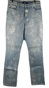 Hudson Los Angeles 31 Holly Straight Farbe Blau & Silber (Mind) Denim - Bild 1 von 6
