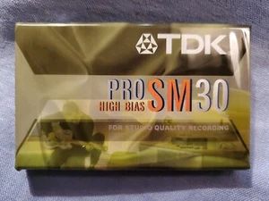 TDK PROFESSIONAL PRO SM30 HIGH BIAS CASSETTE TAPE - BRAND NEW SEALED - Picture 1 of 7