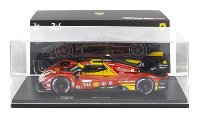 MODELLINO 1:18 BURAGO FERRARI 499P AF CORSE #50 WINNER 24H LE MANS 2024 DIE CAST - Immagine 1 di 4