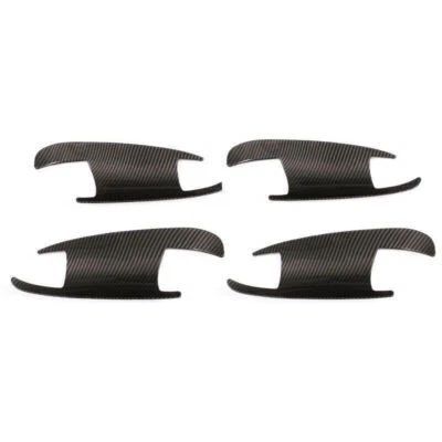 Cubierta de taza de tazón de puerta exterior de fibra de carbono ABS para Mercedes-Benz GLK 2009-15 Foto 1 de 4
