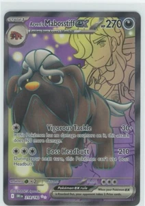 Destined Rivals - Arven's Mabosstiff ex - 218/182 - Ultra Rare Full Art English - Picture 1 of 3