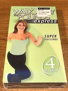Walk Away The Pounds Leslie Sansone VHS VCR Video Tape Sealed Fitness Exercise - Picture 1 of 5