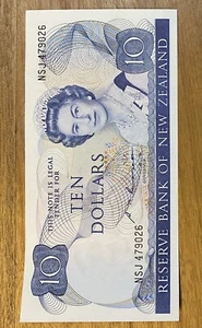 UNC NZ $10 DOLLAR Russell Bank Note - Picture 1 of 2