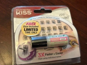 Kiss Ever Lashes EZ With Aloe Vera Adhesive Vintage Eyelashes - Bild 1 von 3