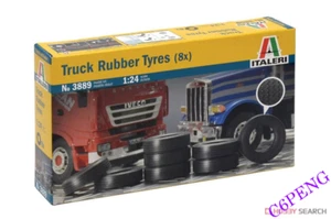 ITALER MODEL IT-3889S 1/24 Truck Rubber Tyres (8 Pieces) (Model Car) - Picture 1 of 1