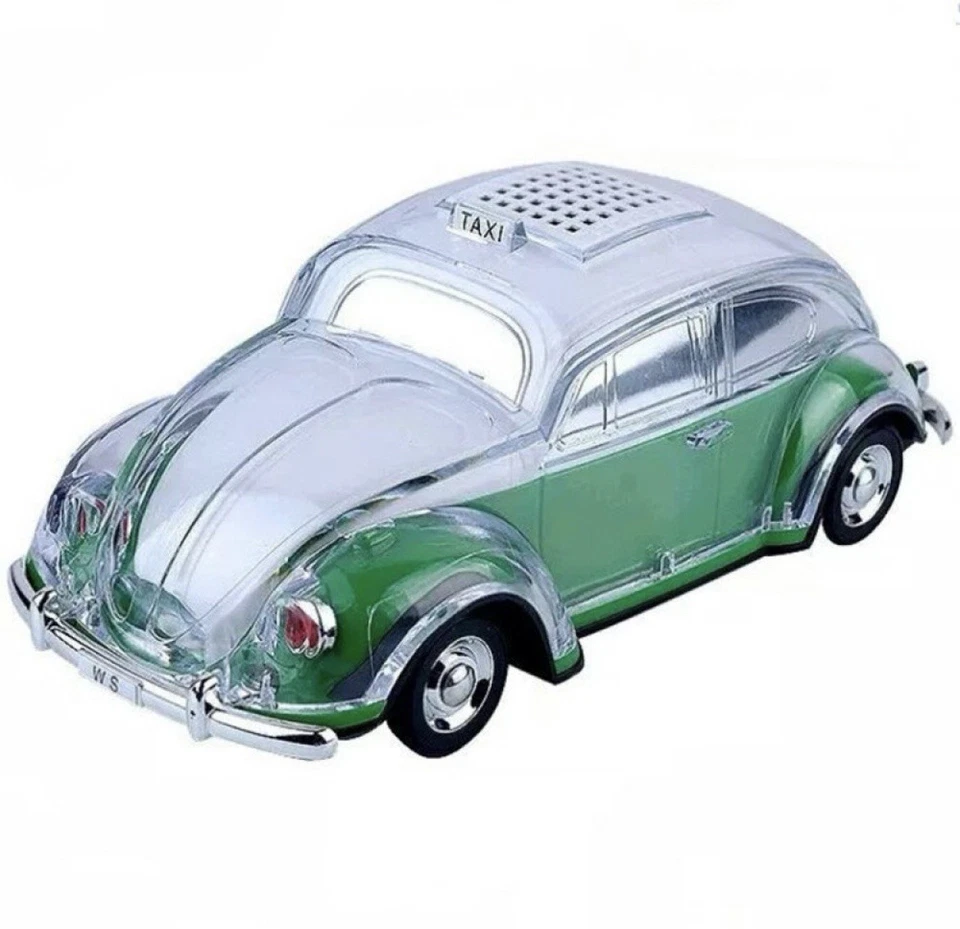 Altavoz portátil de dientes azules con diseño estilo escarabajo cristalino para taxi coche (5 colores) Foto 1 de 4