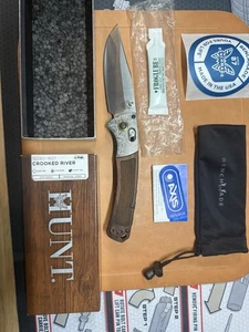 Benchmade 15080-1601 Crooked River Axis Manual Opening Folding Knife #123 - Picture 1 of 10