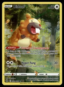 Bidoof GG29/GG70 Crown Zenith: Galarian Gallery Pokemon - Picture 1 of 2