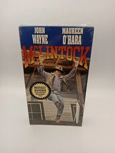 McLintock VHS John Wayne Maureen O'Hara New/Sealed - Picture 1 of 2