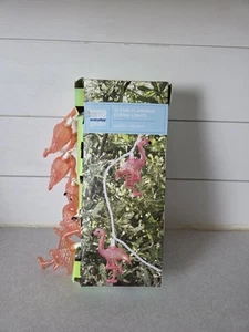 Martha Stewart Pink Flamingo String Blow Mold Lights In Package K-Mart - Bild 1 von 7