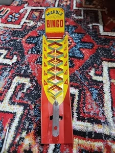 Marble Bingo Toy 1950s America USA Vintage Rare - Picture 1 of 16