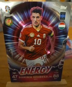 Dominik Szoboszlai Energy Card 1:36 packs - Topps Match Attax Euro 2024 - Picture 1 of 1