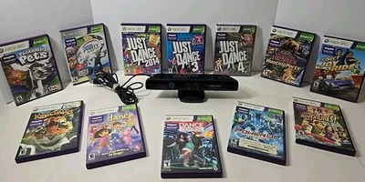 Xbox 360 Kinect ¡Paquete con 12 juegos! TODOS LOS DISCOS EN EXCELENTE ESTADO! ENVÍOS GRATIS  Foto 1 de 4