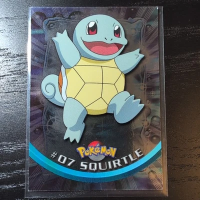 Squirtle #07 Logo Azul Topps Edición Animación TV Holo Pokémon 1999-LP Foto 1 de 4