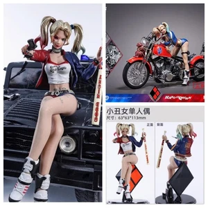 EA1503 1/6 Scale DC Harley Quinn Motorcycle Action Figure Set Collectible Statue - Picture 1 of 24