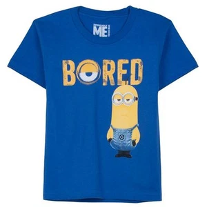 NWT ☀MINIONS☀  Sz 4 4T DESPICABLE ME  ☀GLOW IN THE DARK☀ Boys t-shirt - Picture 1 of 1