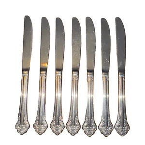 Lot of 7 Reed & Barton Select Elegante Select Stainless Steel Butter Knives 9.25 - Picture 1 of 7