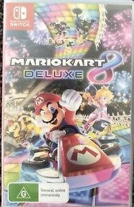 Mario Kart 8 - Deluxe Edition (Nintendo Switch, 2017) Rarely Used