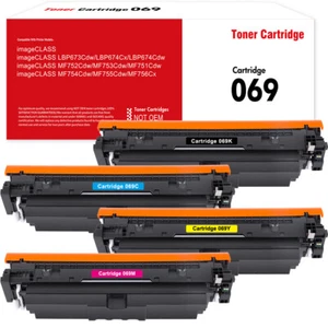 069 Toner Cartridge Set Replacement for Canon 069 Canon 069h for Canon mf753cdw - Picture 1 of 8