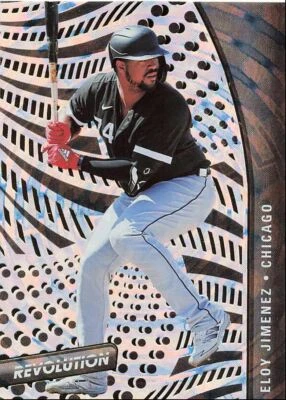 2021 Panini Chronicles Revolution Eloy Jimenez Chicago White Sox #98 Fractal - Image 1 of 2