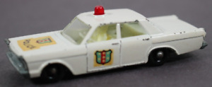 Vintage Matchbox Lesney NO. 55/59 Ford Galaxie Police Car  Made In England