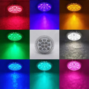 12W PAR38 Purple Blue Red Cyan IR UV LED Lamp Light Bulb Plant Aquarium E26 E27 - Picture 1 of 18